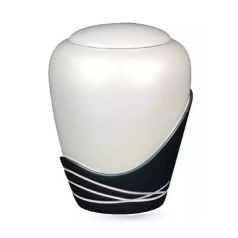 Urne Glossy blanche