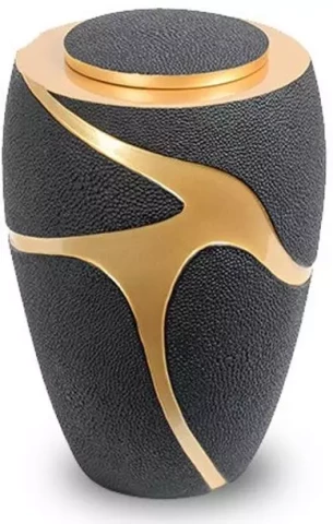 Urne Galuchat noire Urne Galuchat noire